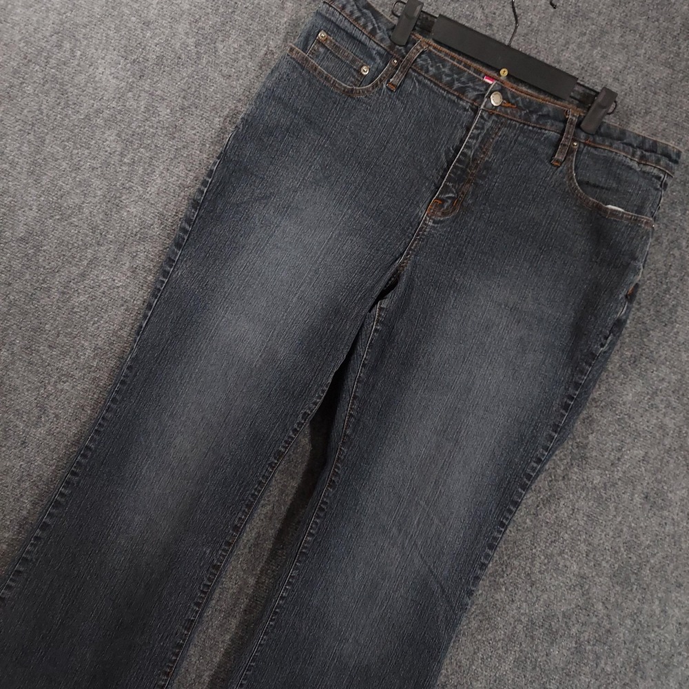 Zana Di Straight Jeans Womens‎ 20P Blue Medium High Rise Relaxed Denim 36x27